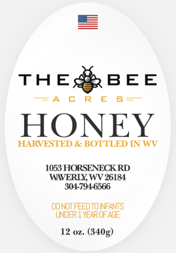 12 oz. Honey Plastic Bottle