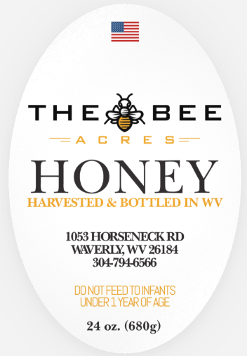 24 oz. Honey Plastic Bottle