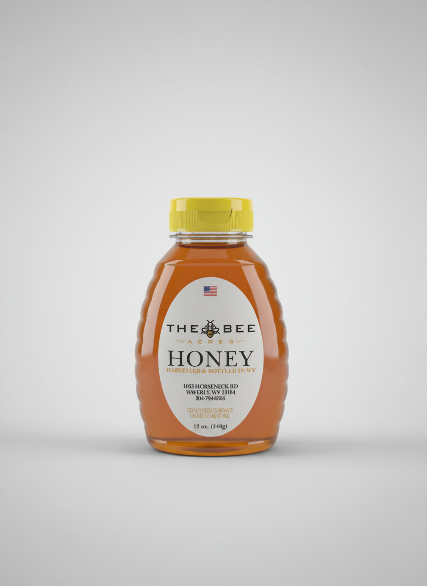 12 oz. Honey Plastic Bottle