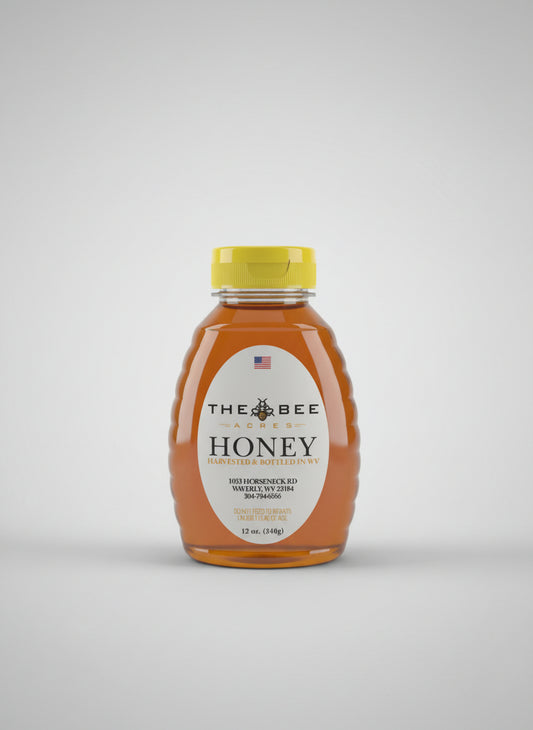 12 oz. Honey Plastic Bottle